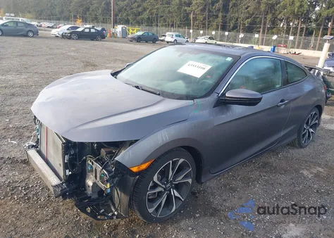 2018 Honda Civic Si из США, поврежденный, VIN 2HGFC3A51JH755847